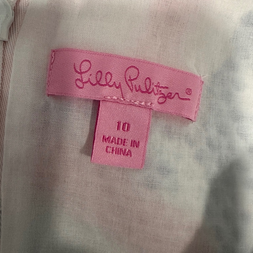 EUC Lilly Pulitzer Janice Sleeveless Shift Dress Size 10 - Picture 9 of 15